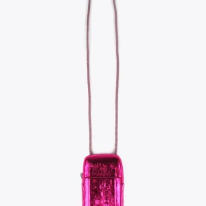 Lola Casademunt Fundas Para Móvil Y Portatil<Bolsito porta móvil metalizado FUCSIA
