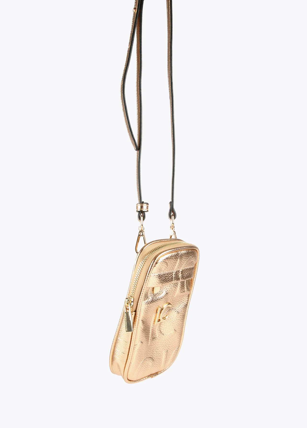 bolsito_portamovil_metalizado_1.webp Lola Casademunt Accesorios | Bolsos<Bolsito portamovil metalizado DORADO