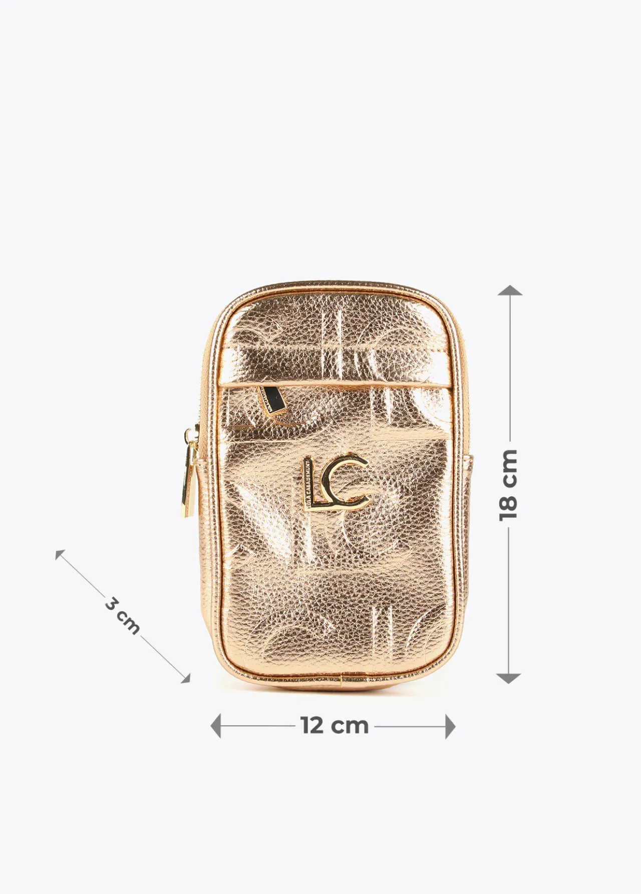 bolsito_portamovil_metalizado_5.webp Lola Casademunt Accesorios | Bolsos<Bolsito portamovil metalizado DORADO