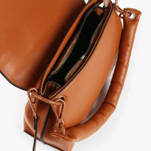 Lola Casademunt Bolsos<Bolso bandolera acolchada CAMEL