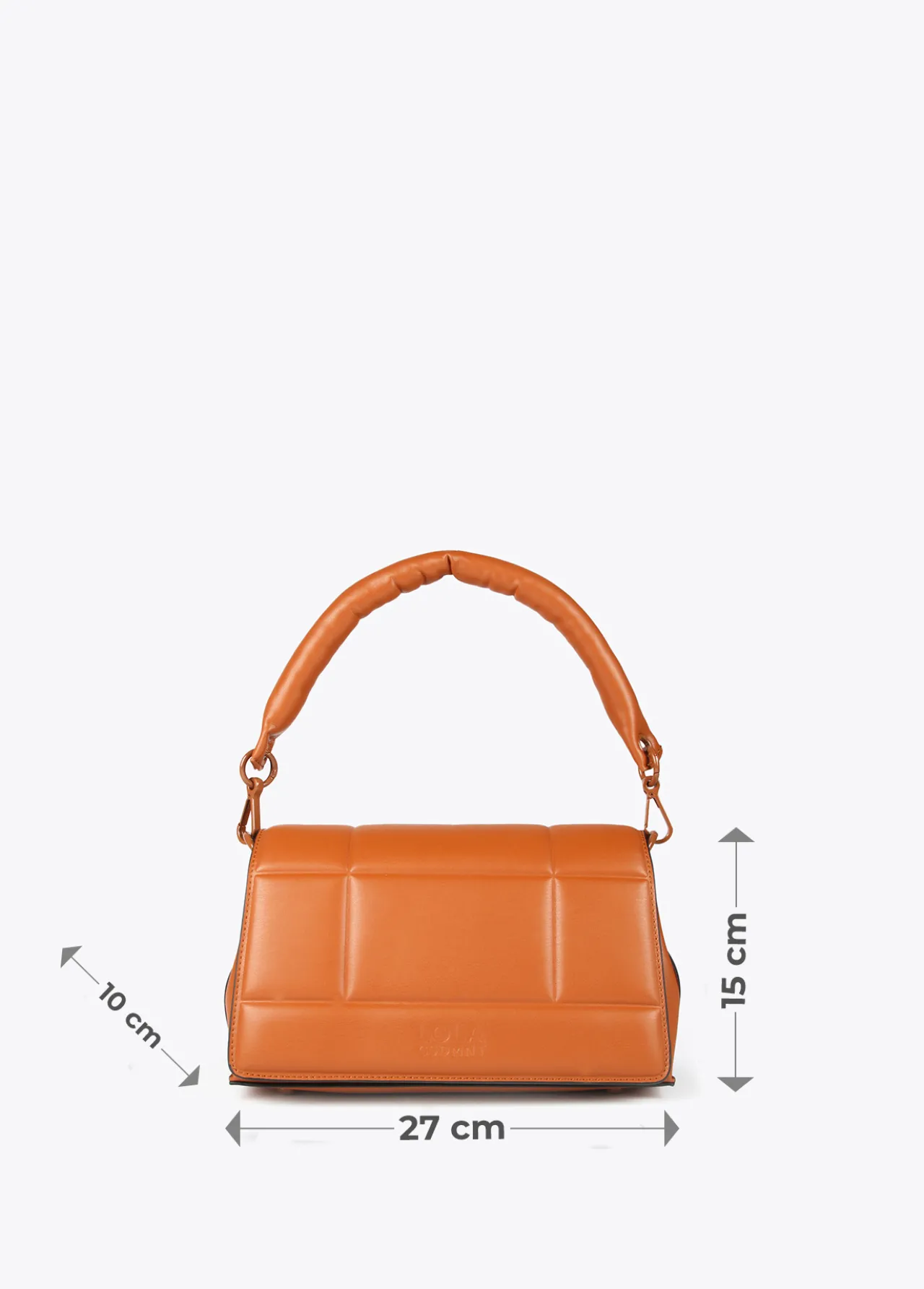 bolso_bandolera_acolchada_7.webp Lola Casademunt Bolsos<Bolso bandolera acolchada CAMEL
