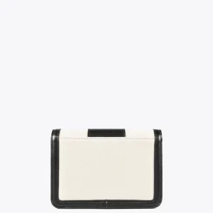 Lola Casademunt Bolsos<Bolso bandolera bicolor CRUDO-NEGRO