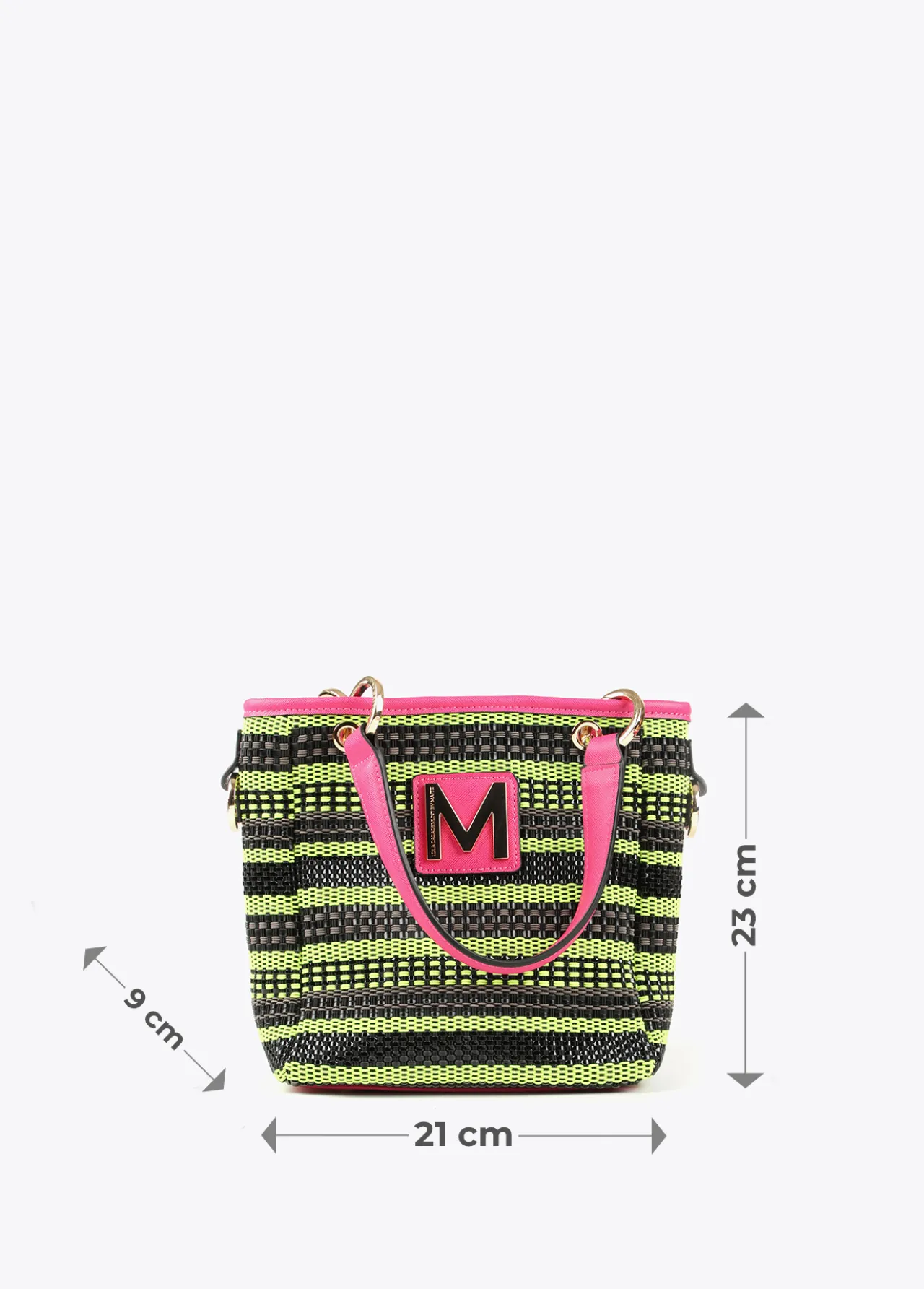 bolso_bandolera_bicolor_7.webp Lola Casademunt Bolsos<Bolso bandolera bicolor VERDE-NEGRO