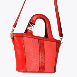 Lola Casademunt Bolsos<Bolso bandolera cesto ROJO