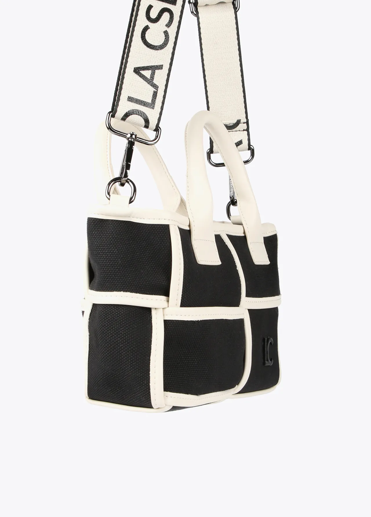 bolso_bandolera_con_detalles_a_contraste_2-1.webp Lola Casademunt Bolsos<Bolso bandolera con detalles a contraste CRUDO-NEGRO