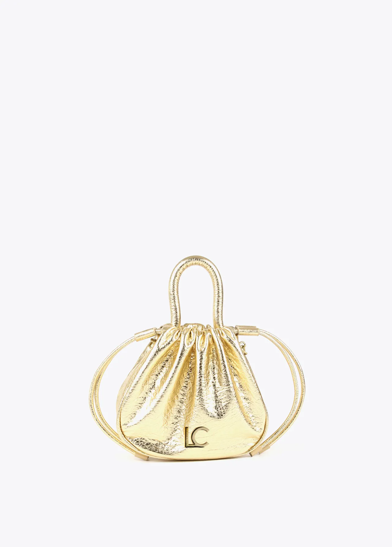 bolso_bandolera_con_logo_0.webp Lola Casademunt Bolsos<Bolso bandolera con logo DORADO