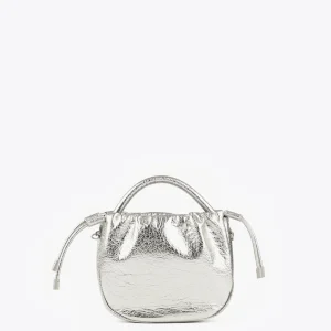Lola Casademunt Bolsos<Bolso bandolera con logo DORADO