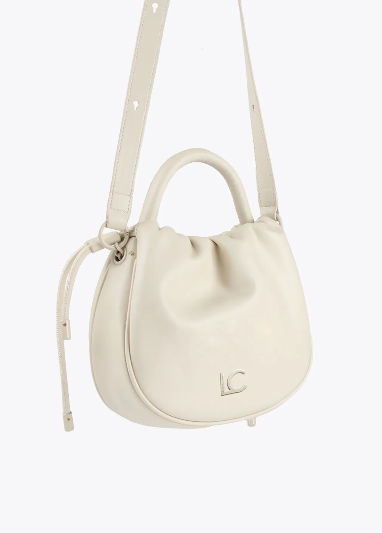 bolso_bandolera_con_logo_2-2.webp Lola Casademunt Bolsos<Bolso bandolera con logo DORADO