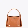 Lola Casademunt Bolsos<Bolso bandolera con logo grabado NEGRO