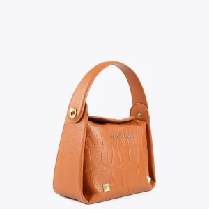 Lola Casademunt Bolsos<Bolso bandolera con logo grabado NEGRO