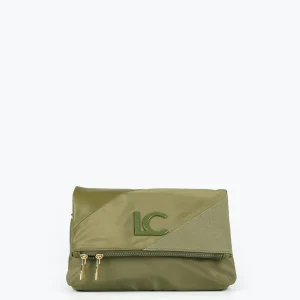 Lola Casademunt Bolsos<Bolso bandolera materiales combinados KAKI