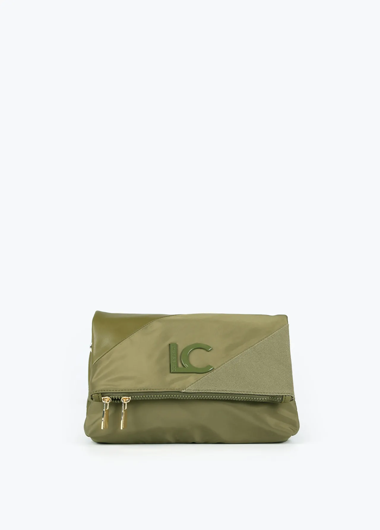 bolso_bandolera_materiales_combinados_0-1.webp Lola Casademunt Bolsos<Bolso bandolera materiales combinados KAKI