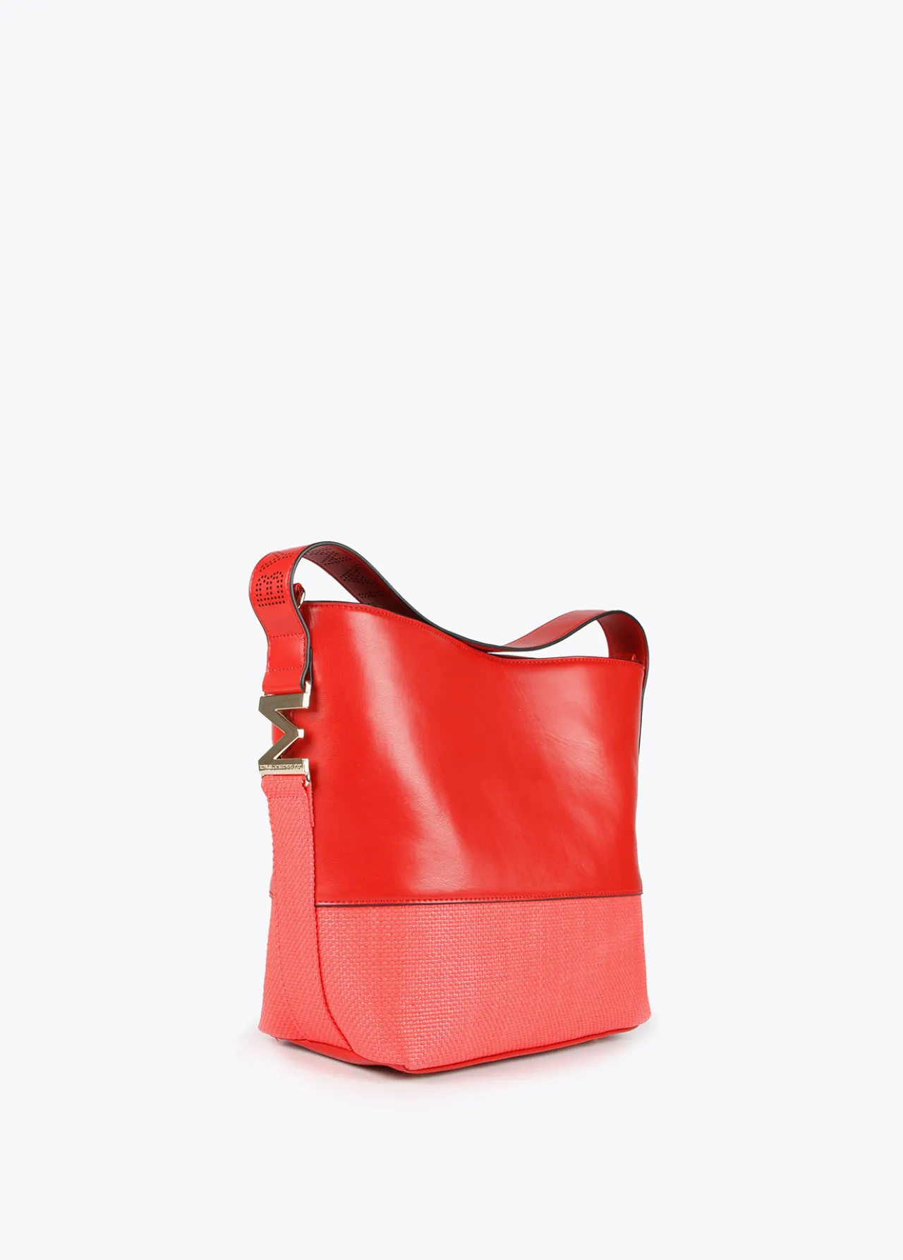 bolso_bandolera_materiales_combinados_0-2.webp Lola Casademunt Bolsos<Bolso bandolera materiales combinados ROJO