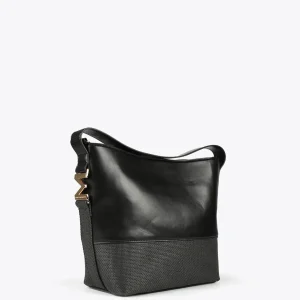 Lola Casademunt Bolsos<Bolso bandolera materiales combinados ROJO
