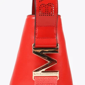 Lola Casademunt Bolsos<Bolso bandolera materiales combinados ROJO