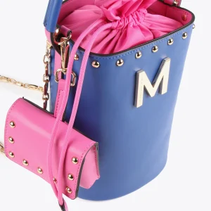 Lola Casademunt Bolsos Pequeños | Bolsos De Mano Y Neceseres<Bolso bombonera AZUL-ROSA