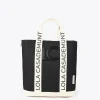Lola Casademunt Bolsos<Bolso canvas NEGRO-CRUDO