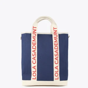 Lola Casademunt Bolsos<Bolso canvas NEGRO-CRUDO