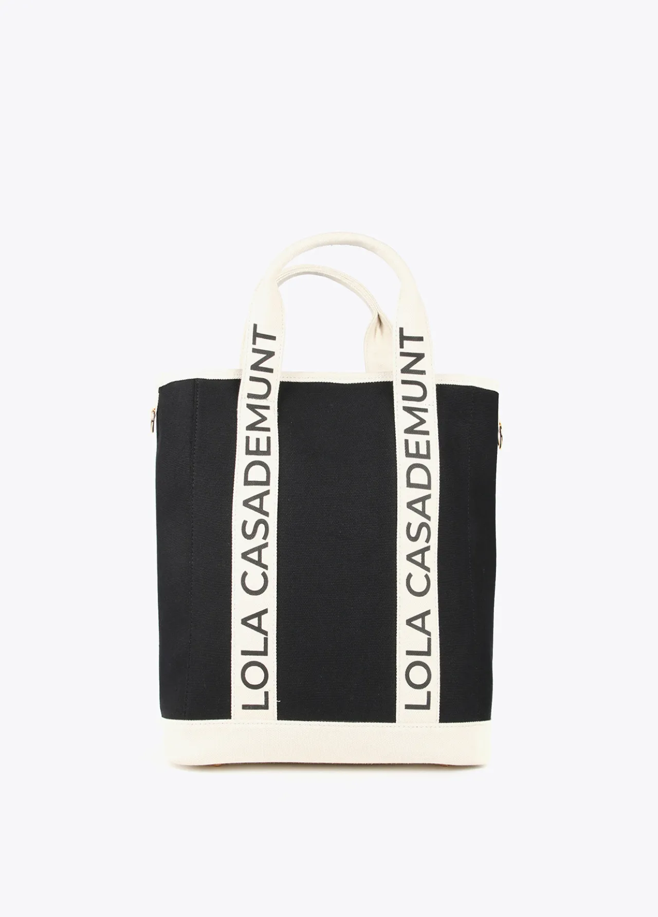 bolso_canvas_3-1.webp Lola Casademunt Bolsos<Bolso canvas NEGRO-CRUDO