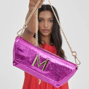 Lola Casademunt Bolsos<Bolso de fiesta metalizado FUCSIA