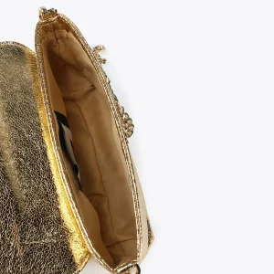 Lola Casademunt Bolsos<Bolso de fiesta metalizado FUCSIA