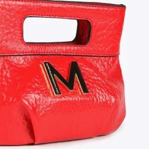 Lola Casademunt Bolsos<Bolso de mano con frunces FUCSIA