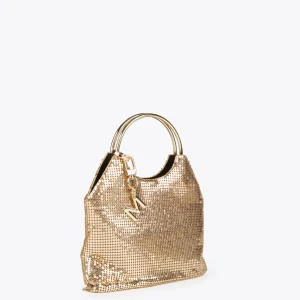 Lola Casademunt Bolsos De Mano Y Neceseres | Bandoleras<Bolso fiesta dorado NEGRO