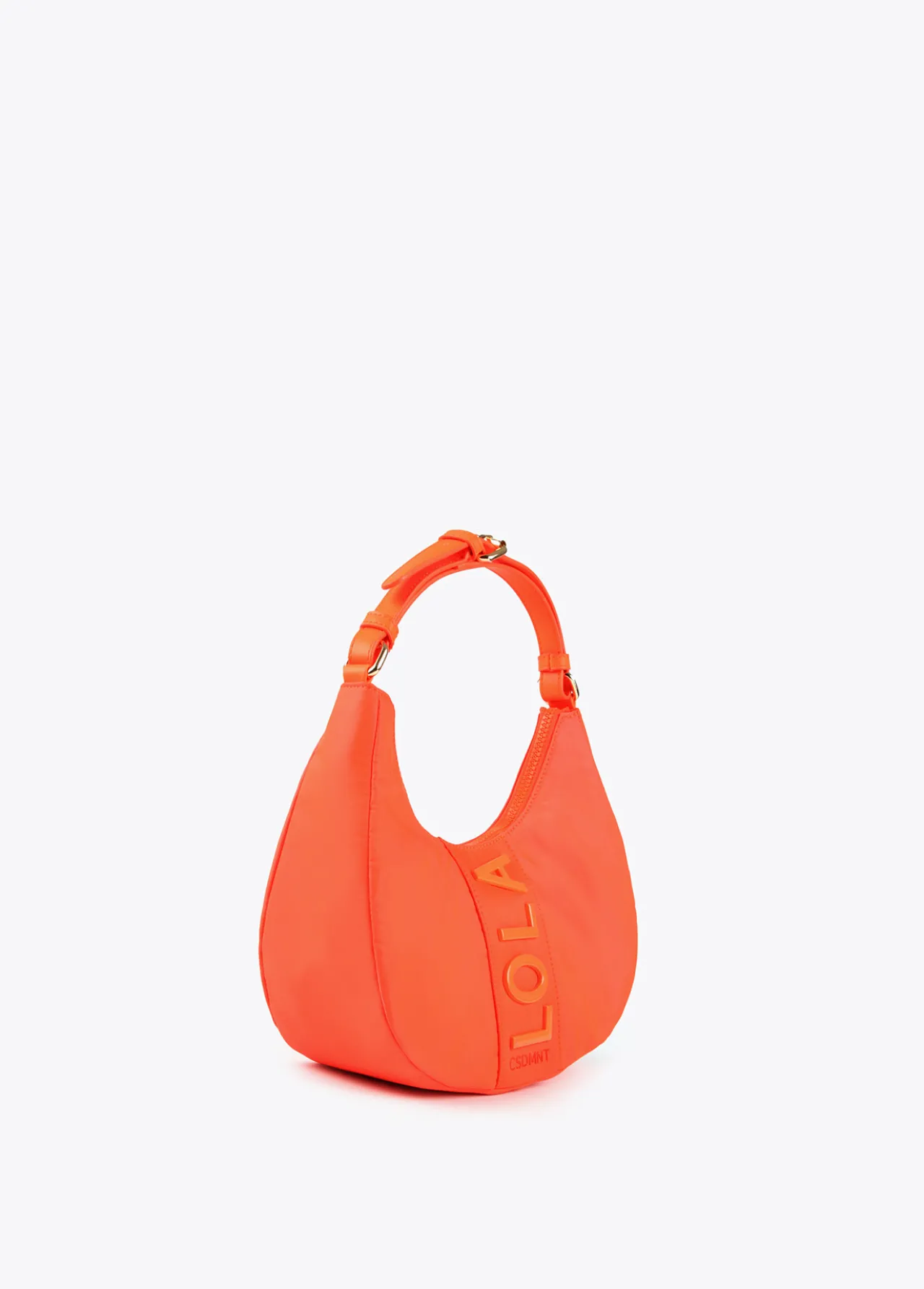 bolso_media_luna_fluor_5-1.webp Lola Casademunt Bolsos<Bolso media luna fluor FUCSIA
