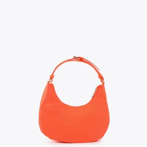 Lola Casademunt Bolsos<Bolso media luna fluor FUCSIA