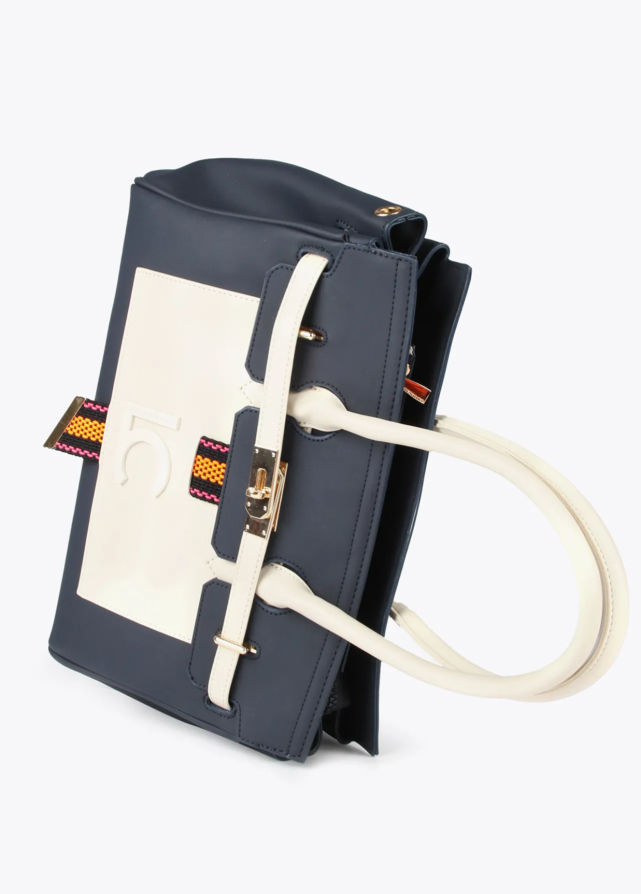 bolso_shopper_azul_y_blanco_5.webp Lola Casademunt Bolsos<Bolso shopper azul y blanco AZUL-CRUDO