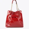 Lola Casademunt Bolsos Shopper | Bolsos De Hombro<Bolso shopper brillante NEGRO