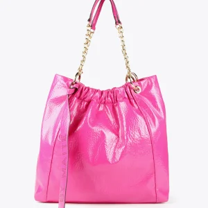 Lola Casademunt Bolsos<Bolso shopper brillante FUCSIA