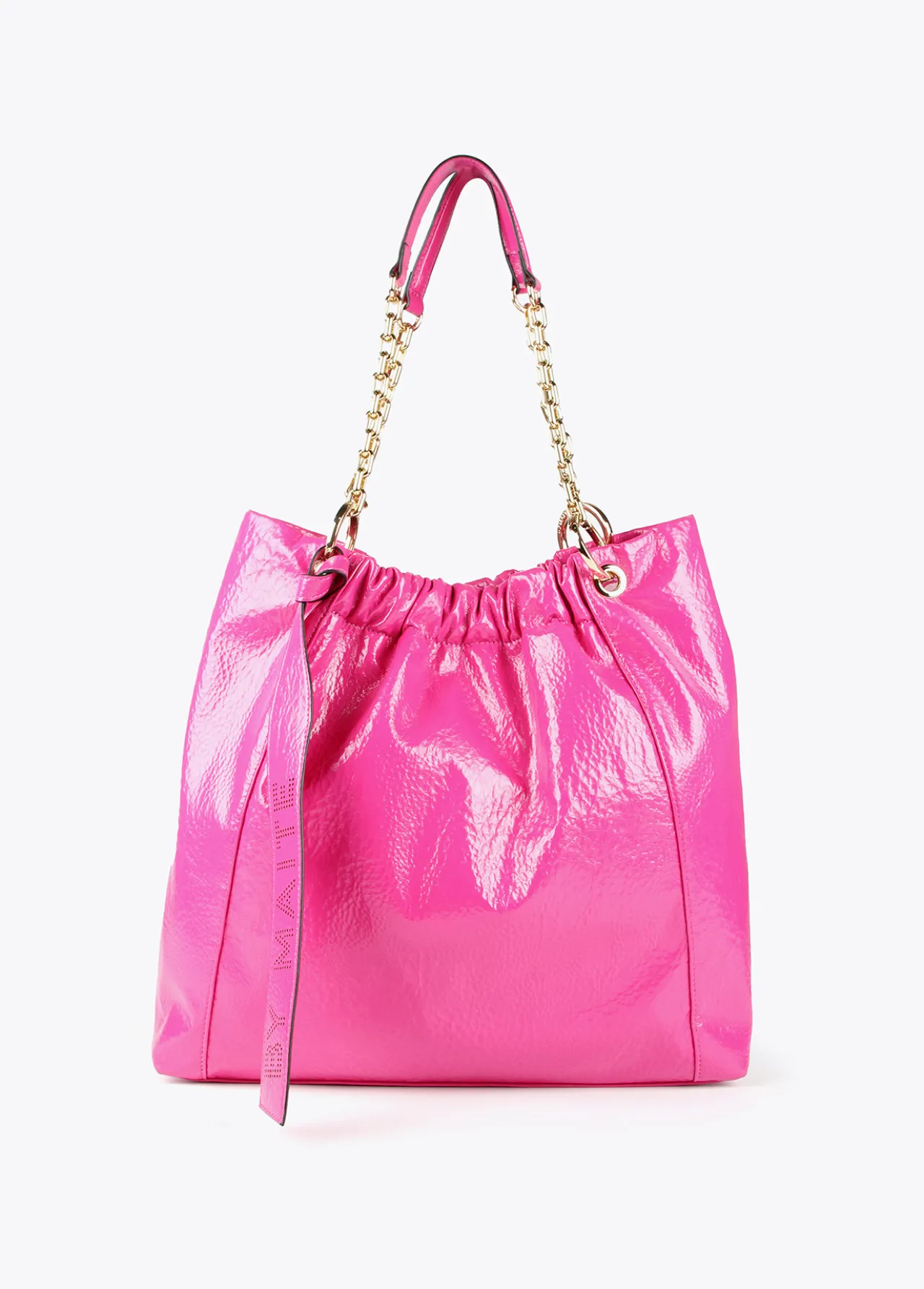 bolso_shopper_brillante_0-4.webp Lola Casademunt Bolsos<Bolso shopper brillante FUCSIA