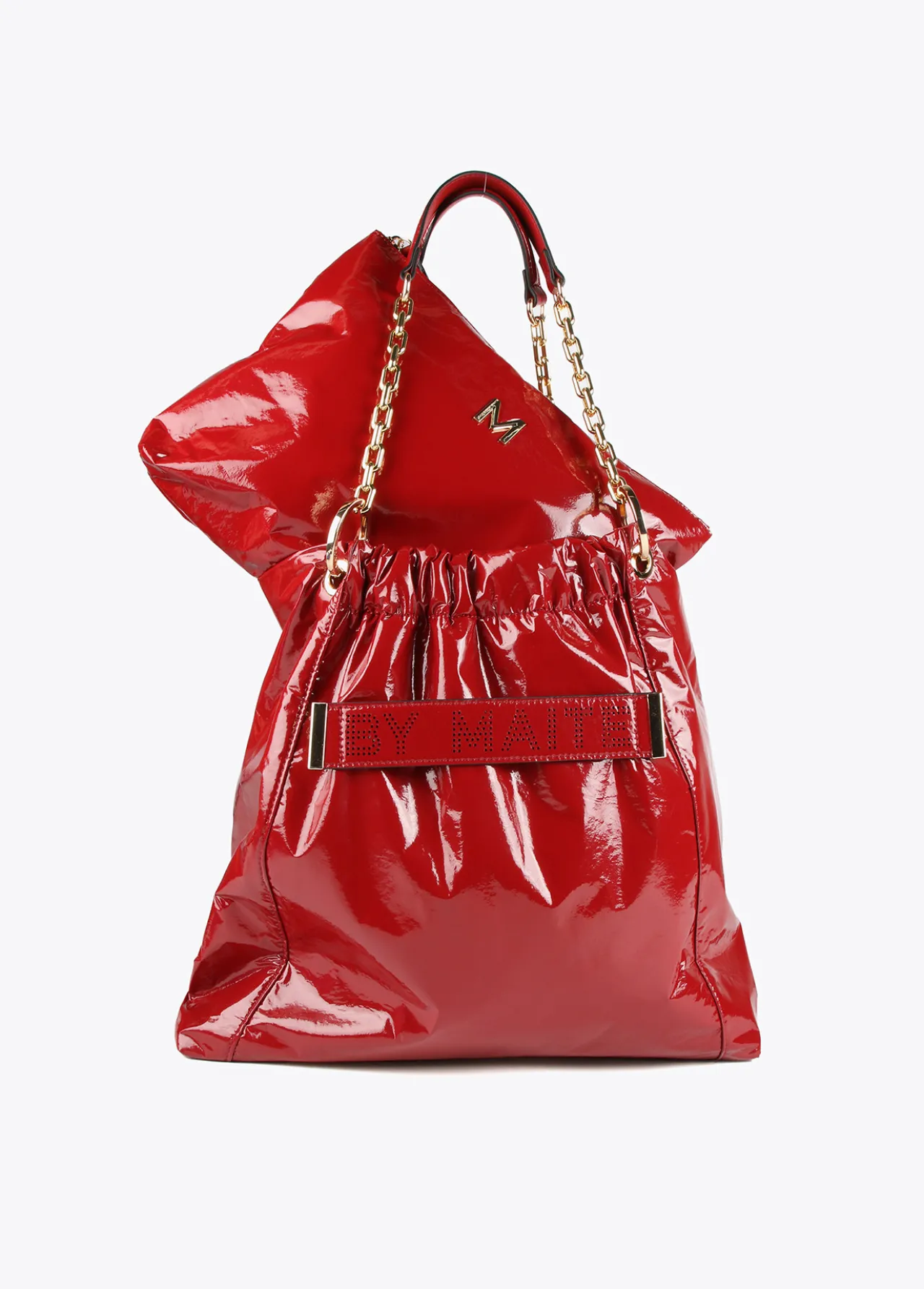 bolso_shopper_brillante_1-1.webp Lola Casademunt Bolsos Shopper | Bolsos De Hombro<Bolso shopper brillante NEGRO