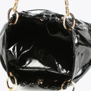 Lola Casademunt Bolsos Shopper | Bolsos De Hombro<Bolso shopper brillante NEGRO