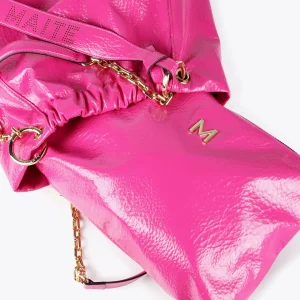 Lola Casademunt Bolsos<Bolso shopper brillante FUCSIA