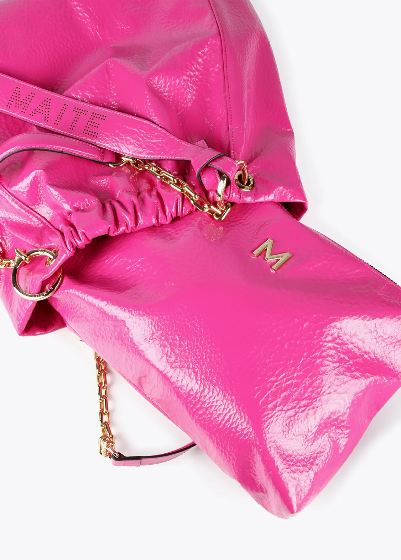 bolso_shopper_brillante_2-4.webp Lola Casademunt Bolsos<Bolso shopper brillante FUCSIA