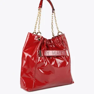 Lola Casademunt Bolsos Shopper | Bolsos De Hombro<Bolso shopper brillante NEGRO