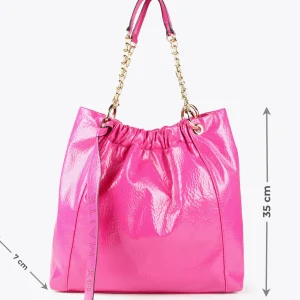 Lola Casademunt Bolsos<Bolso shopper brillante FUCSIA