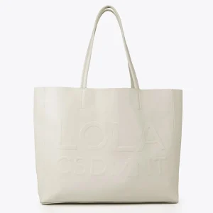 Lola Casademunt Bolsos<Bolso shopper con logo en relieve. FUCSIA