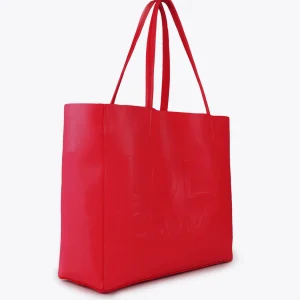 Lola Casademunt Bolsos<Bolso shopper con logo en relieve FUCSIA