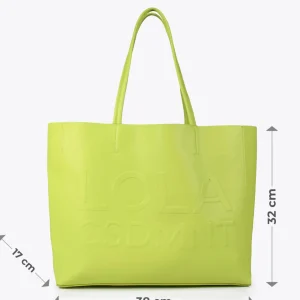Lola Casademunt Bolsos<Bolso shopper con logo en relieve. FUCSIA