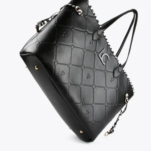 Lola Casademunt Bolsos<Bolso shopper logotipado NEGRO