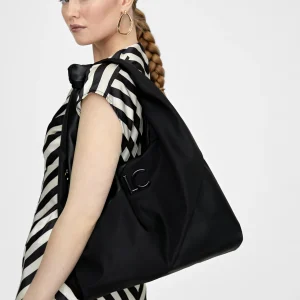 Lola Casademunt Bolsos<Bolso shopper materiales combinados NEGRO