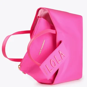 Lola Casademunt Bolsos<Bolso shopper nylon fluor FUCSIA