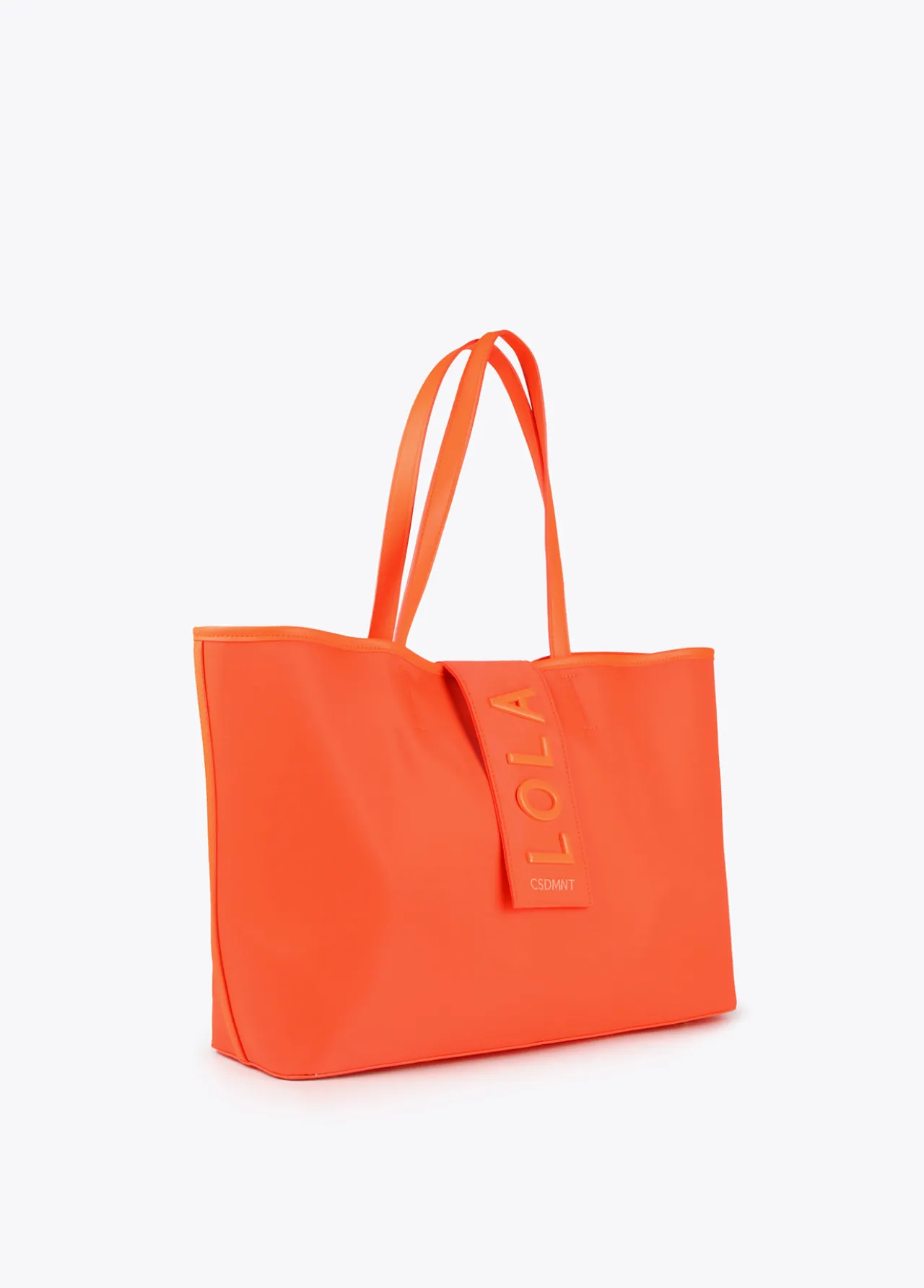 bolso_shopper_nylon_fluor_3-1.webp Lola Casademunt Bolsos<Bolso shopper nylon fluor FUCSIA