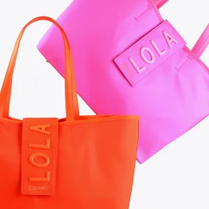 Lola Casademunt Bolsos<Bolso shopper nylon fluor FUCSIA
