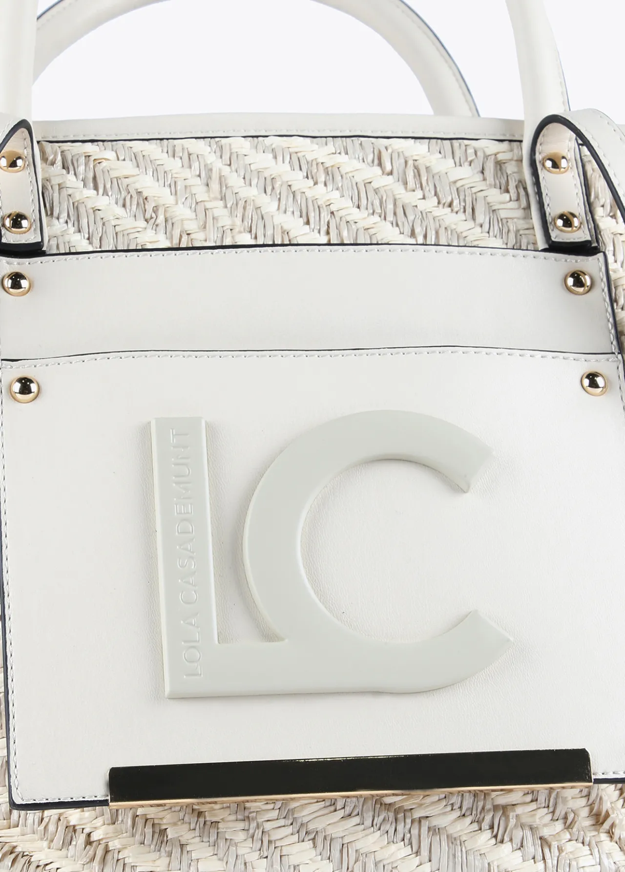 bolso_shopper_tipo_cesta_3-2.webp Lola Casademunt Bolsos | Baño<Bolso shopper tipo cesta NEGRO-BLANCO