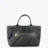 Lola Casademunt Bolsos<Bolso tipo shooper acolchado NEGRO