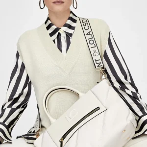 Lola Casademunt Bolsos<Bolso tipo shooper acolchado NEGRO